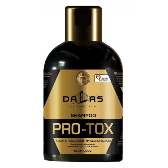 Dalas Pro-Tox, Szampon do włosów cienkich i łamliwych z rozdwojonymi końcówkami, 1000g dalas