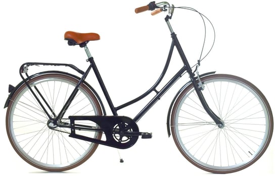 Dallas Bike, Rower miejski, Dallas Holland City 28", czarna z brązem, damski DALLAS BIKE