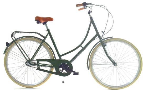Dallas Bike, Rower miejski, Dallas Holland City 28", zielony z kremem, damski DALLAS BIKE