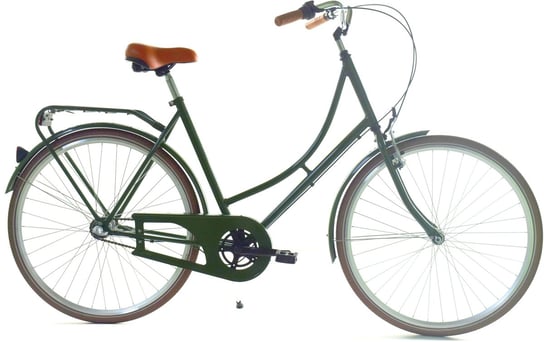 Dallas Bike, Rower miejski, Holland City 28", zielony z brązem, unisex DALLAS BIKE