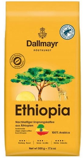 Dallmayr, kawa ziarnista Ethiopia, 500g Dallmayr