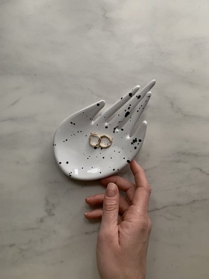 Dalmatinian Ceramiczna Łapka na Biżuterię Maison Fragile