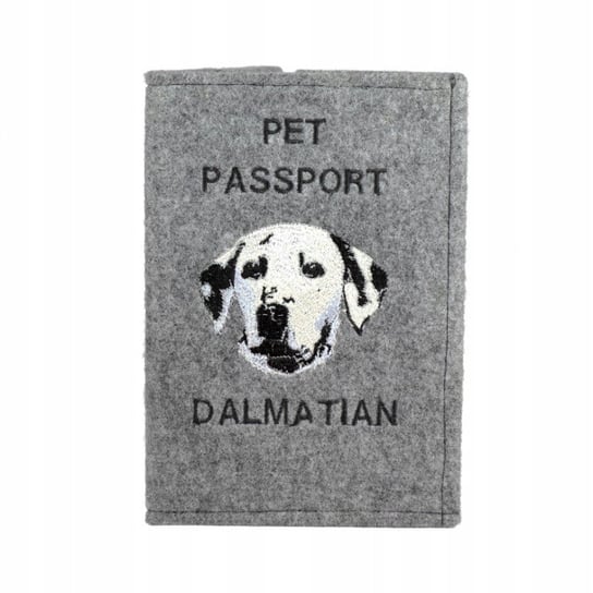 Dalmatyńczyk Haftowany pokrowiec na paszport Inna marka