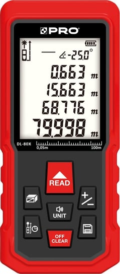 Dalmierz Laserowy Dl-80X Pro PRO