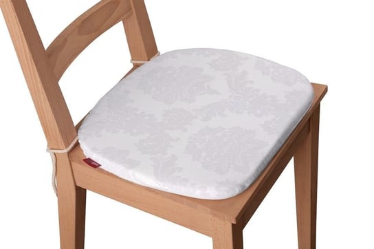 Damasco Siedzisko Bartek na krzesło, biały, 40x37x2,5 cm Dekoria
