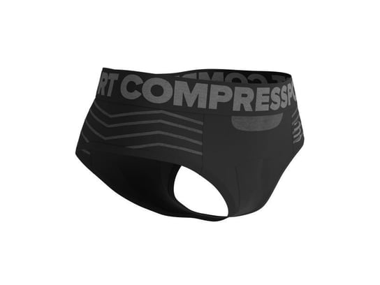 Damska Bielizna Majtki Compressport Seamless Boxer W | Black/Grey L Compressport