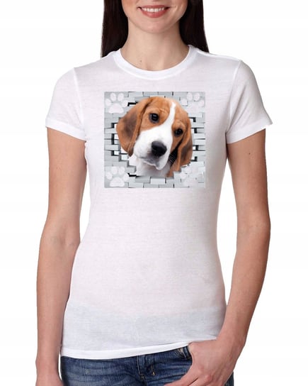 Damska Koszulka Beagle Pies Prezent L 0900 Inna marka
