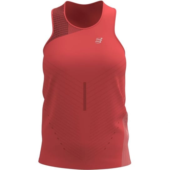 Damska Koszulka Do Biegania Compressport Performance Singlet W | Coral M Compressport