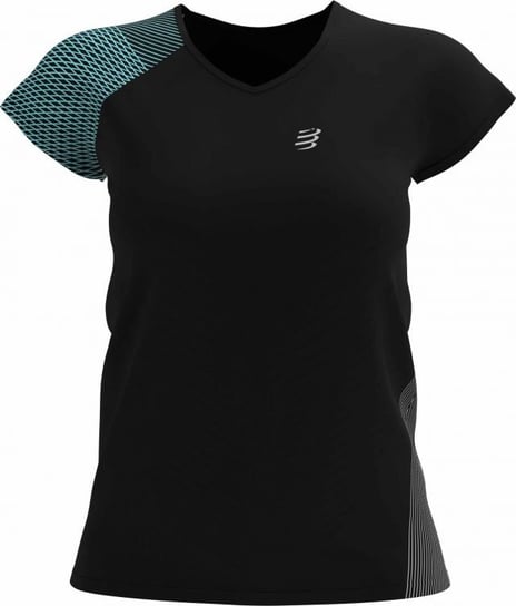 Damska Koszulka Do Biegania Compressport Performance Ss T-Shirt W | Black M Compressport