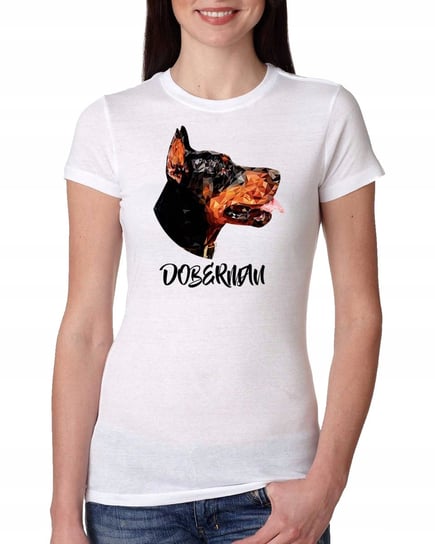 Damska Koszulka Doberman Prezent Pies S 0921 Inna marka