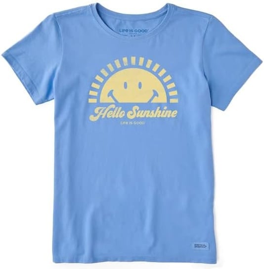 Damska Koszulka Hello Sunshine - Promień Słońca  błękitny roz L NIKCORP
