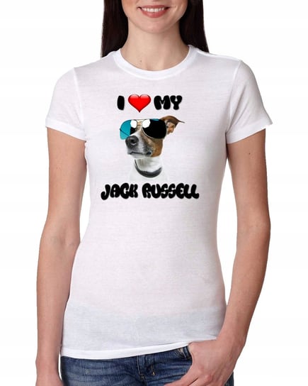 Damska Koszulka Jack Russell Terrier Pies S 0933 Inna marka