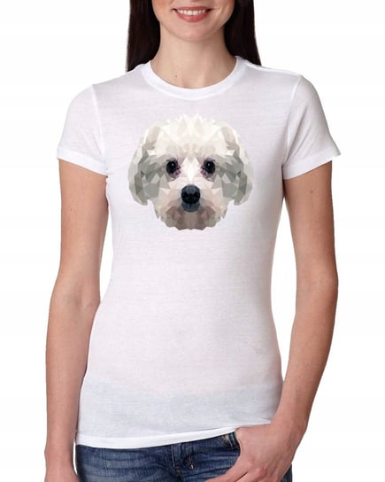Damska Koszulka Maltańczyk Pies Prezent L 0942 Inna marka