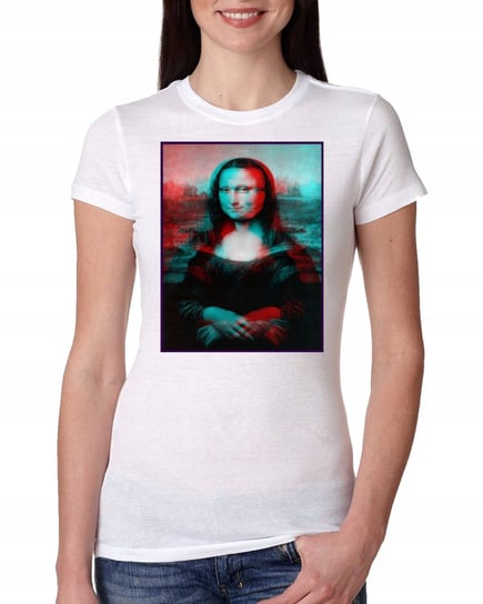 Damska Koszulka Mona Lisa Śmieszna Hypno Xl 2086 Inna marka
