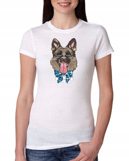 Damska Koszulka Owczarek Niemiecki Pies L 0947 Inna marka