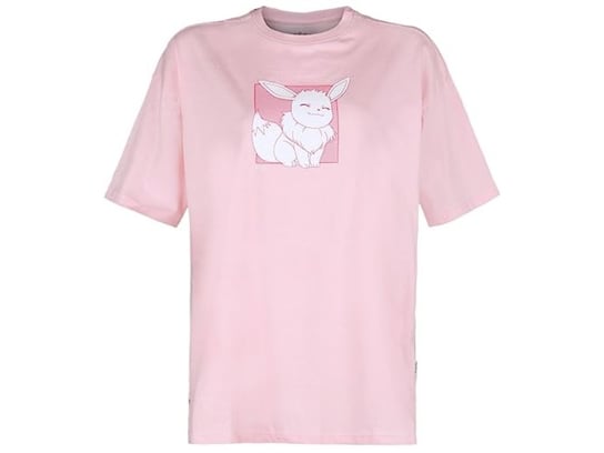 Damska Koszulka Pokémon Evoli Eeveelutions Różowa Anime Gaming, Różowa, S Inna marka