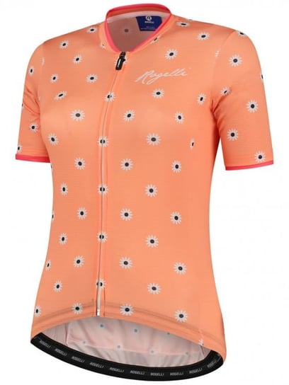 Damska koszulka rowerowa Rogelli Lds Daisy Jersey SS | CORAL L Rogelli