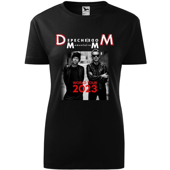 Damska koszulka roz. L, Depeche Mode DM Memento Mori, nadruk jak okładka płata CD 2023 - kolor czarny t-shirt, TopKoszulki.pl® TopKoszulki.pl®