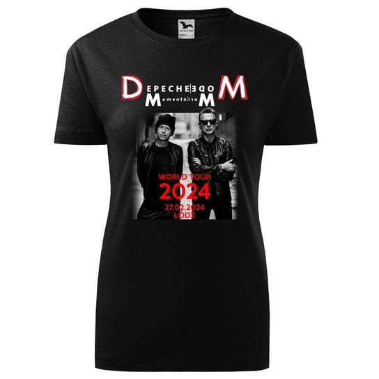 Damska koszulka roz. L, Depeche Mode, Memento Mori, World Tour, koncert DM 01 Łódź 27 lutego 2024. TopKoszulki