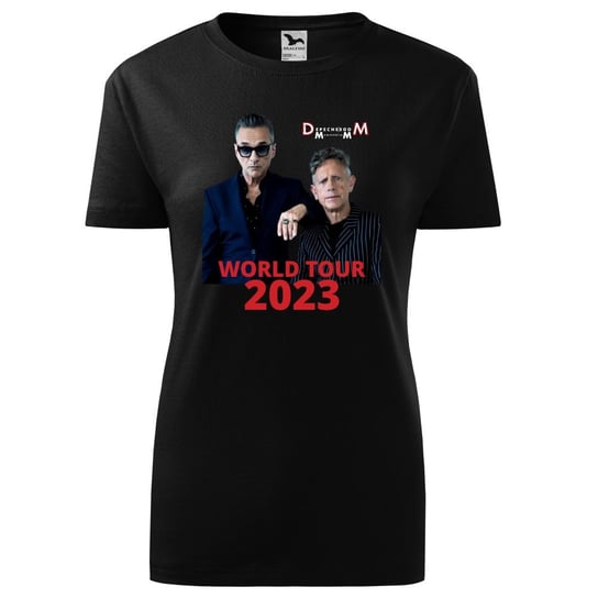 Damska koszulka roz. M, Depeche Mode DM Memento Mori, World Tour, nadruk jak okładka płata CD 2023 nowa - kolor czarny t-shirt, TopKoszulki.pl® TopKoszulki