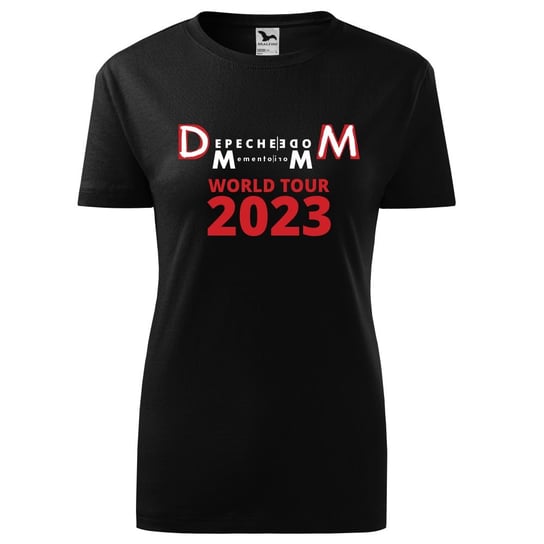 Damska koszulka roz. S, Depeche Mode DM Memento Mori, World Tour, nadruk jak okładka płata CD 2023 nowa - kolor czarny t-shirt,TopKoszulki.pl® TopKoszulki