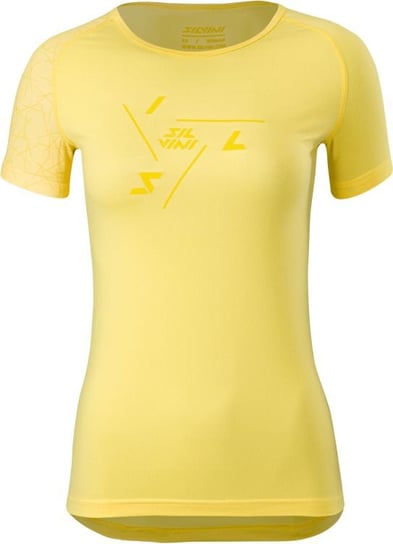 Damska koszulka Silvini Women's T-shirt Giona | YELLOW M Silvini