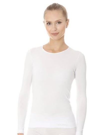 Damska koszulka termoaktywna Brubeck Women's longsleeve shirt | BIAŁA L BRUBECK