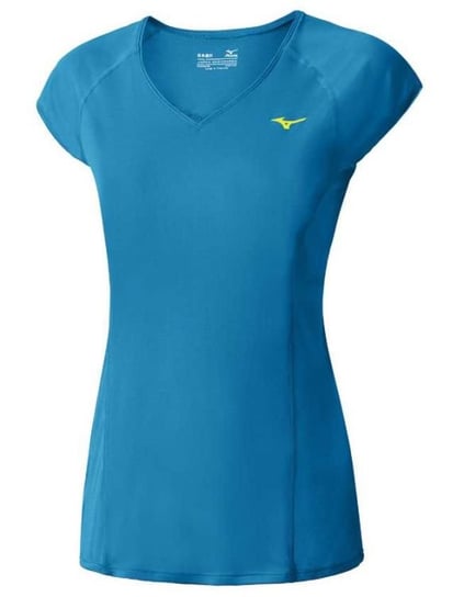 Damska koszulka z krótkim rękawkiem do biegania Mizuno Cooltouch Phenix Tee | Atomic Blue - Rozmiar XS Mizuno
