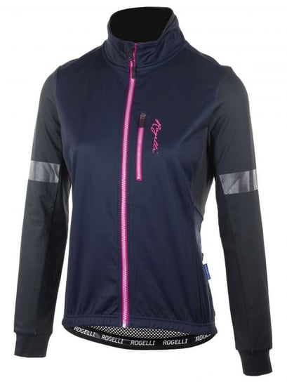 Damska Kurtka Rowerowa  Rogelli Transition  | Black/Blue/Pink - Rozmiar S Rogelli