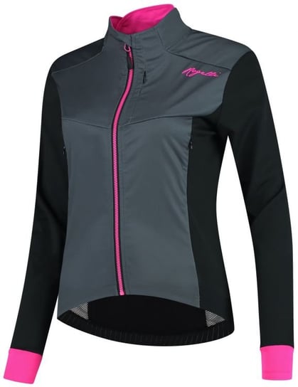 Damska Kurtka Rowerowa  Rogelli Winterjacket Contenta | Grey\Black\Pink - Rozmiar Xl Rogelli