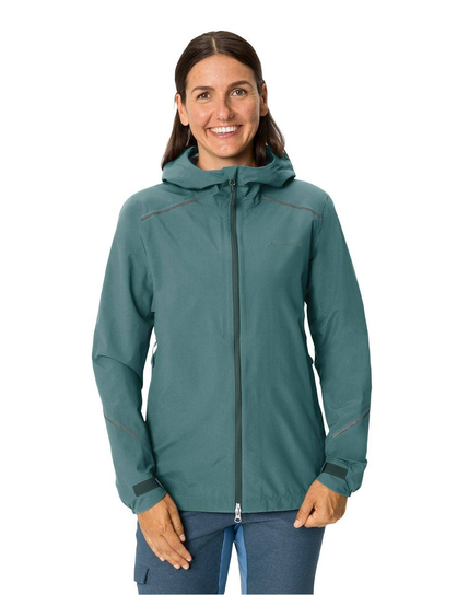 Veste De Pluie VAUDE Yaras Pour Femme - Imperméable, Respirante, Coupe-vent, Idéale Pour Le Vélo Et Les Activités Outdoor