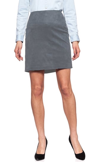 Damska spódnica mini Tom Tailor TOM TAILOR FAKE VELOUR LEATHER SKIRT M Tom Tailor