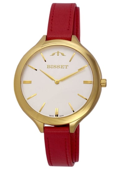 Damski klasyczny zegarek BISSET BSAE20 GISX 03BX Długi pasek Bisset
