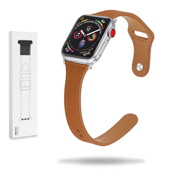 Damski pasek ze skóry Apple Watch ( 38 / 40 / 41 MM ) brązowy GK PROTECTION