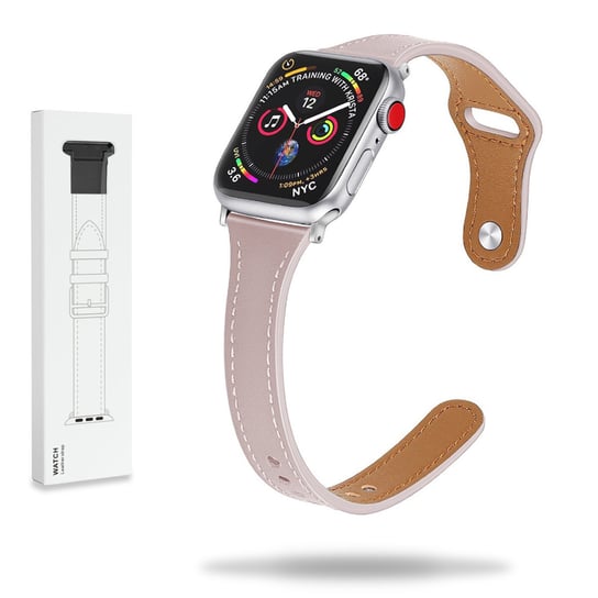 Damski Pasek Ze Skóry Apple Watch ( 38 / 40 / 41 Mm ) Różowy GK PROTECTION
