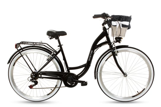 Damski Rower Miejski 28 Lekki Damka 7 Shimano Kosz Goetze