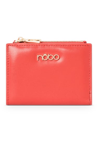 Damski skórzany portfel Nobo czerwony Nobo