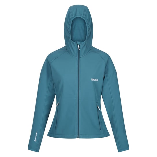 Damski Softshell Z Kapturem Arec III (36 / Niebieski) REGATTA