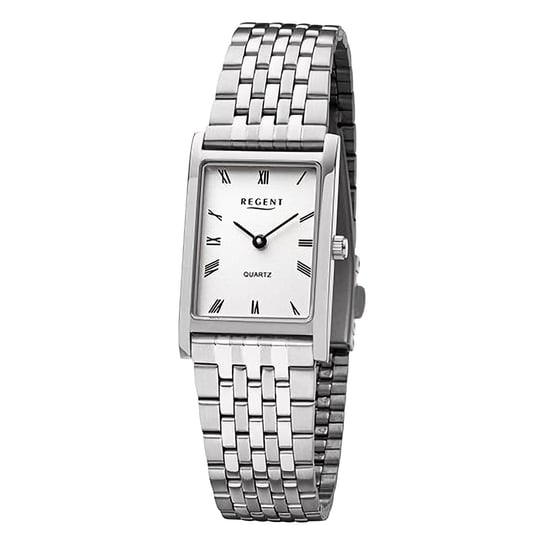 Damski zegarek analogowy Regent z metalową bransoletą w kolorze srebrnym URF1331 Regent
