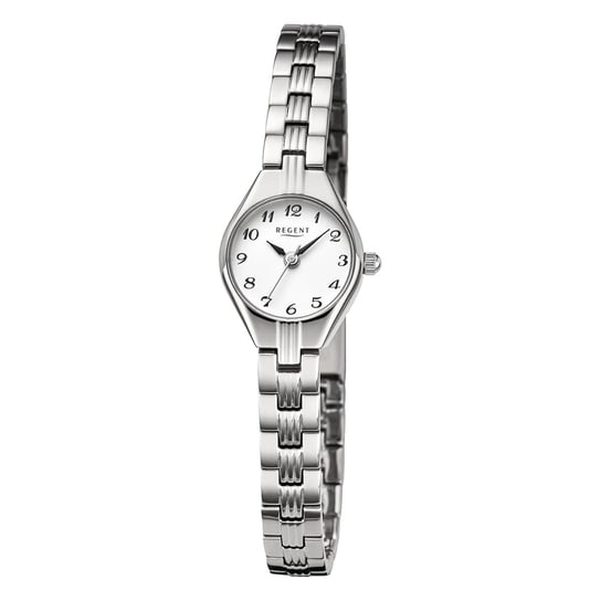 Damski zegarek analogowy Regent z metalową bransoletą w kolorze srebrnym URF1468 Regent