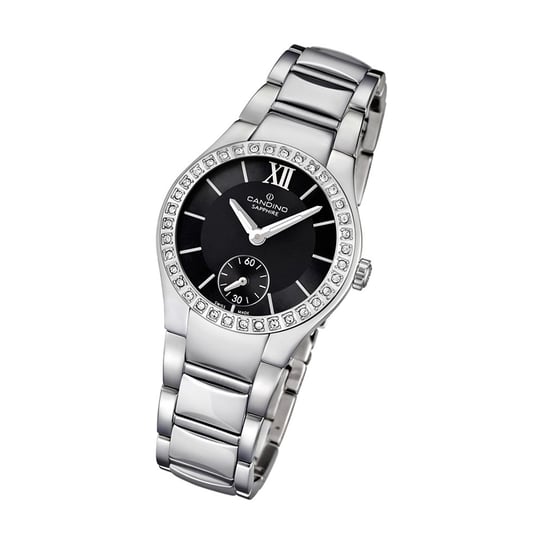 Damski zegarek Candino Classic C4537/2 Zegarek na rękę ze stali szlachetnej srebrny Analogowy UC4537/2 Candino