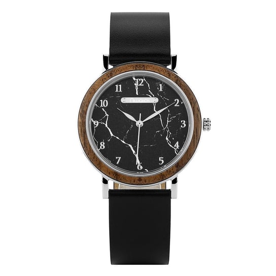 Damski zegarek Niwatch Classic - czarny motyw marmuru Niwatch