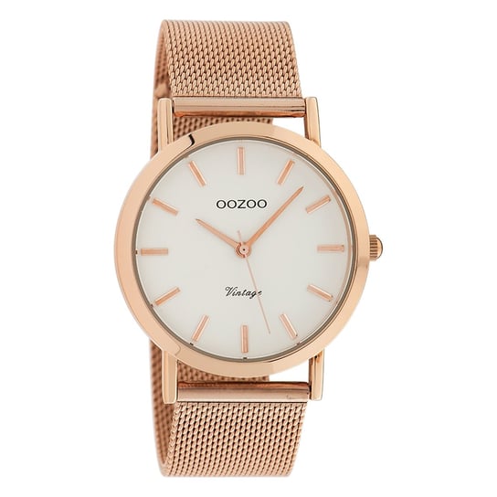 Damski zegarek Oozoo Timepieces analogowy metal w kolorze różowego złota UOC9993A Oozoo