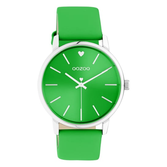 Damski zegarek Oozoo Timepieces C10988 analogowy skórzany zielony UOC10988 Oozoo