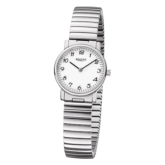 Damski zegarek Regent analogowy na bransolecie ze stali nierdzewnej w kolorze srebrnym URF1244 Regent