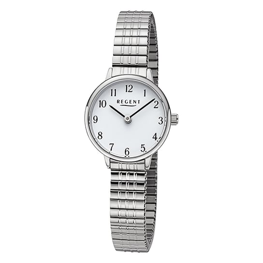 Damski zegarek Regent analogowy na bransolecie ze stali nierdzewnej w kolorze srebrnym URF1510 Regent