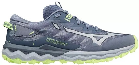Damskie buty do biegania w terenie Mizuno Wave Daichi 7 | GRAY/LIME -  Rozmiar EURO 40.5 Mizuno