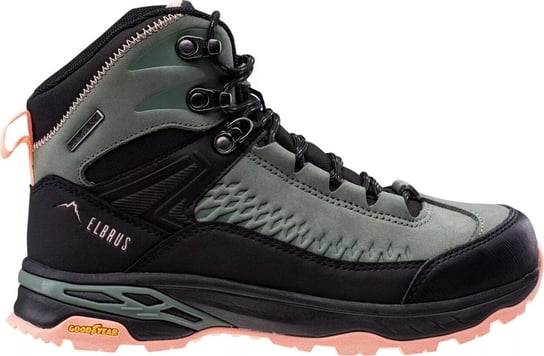 Damskie buty trekkingowe Elbrus Engen Mid Wp Gr Wo's czarno-zielone rozmar 36 Inna marka