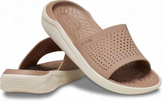 Damskie Lekkie Sportowe Basenowe Klapki Crocs Literide 205183 Slide 38-39 Crocs