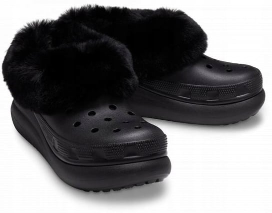 Damskie Ocieplane Klapki Buty Chodaki Crocs Furever Crush 208446 Clog 41-42 Crocs